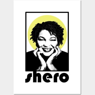 Stacey Abrams "Shero" Posters and Art